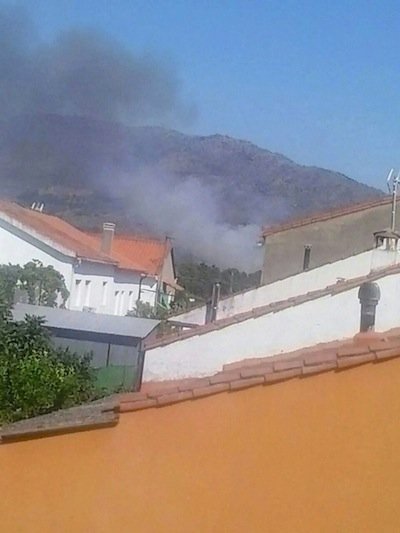 Incendio en Eljas. 19 de agosto de 2014