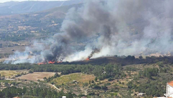 Incendio en Eljas 19 de agosto de 2014